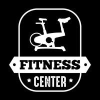 Fitnessemblem och logotyp, bra för tryckdesign vektor