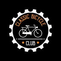 Cykelemblem och logotyp, bra för tryck vektor