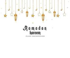 ramadan kareem islamisk bakgrund vektor