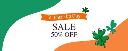 Vektor st. Patrick's Day Sale-Design