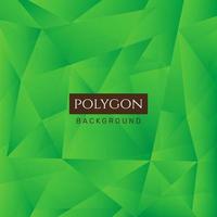 abstrakter Polygoneffekt grüner Hintergrund - Vektor. vektor
