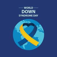World Downs syndrom dag vektor