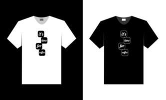 bestes T-Shirt-Design für Kaffeeliebhaber. vektor