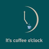inskriptionen kaffe ger mig energi, vektorillustration, mobiltelefon laddas från en kopp kaffe vektor