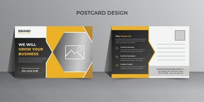 vektor business vykort layout design