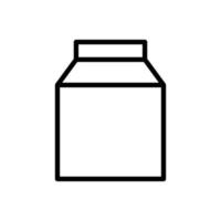dryck ikon. mjölk. linje ikon stil. lämplig för mjölkdrycker ikon. enkel design redigerbar. design mall vektor