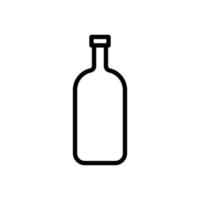 dryck ikon. flaska. linje ikon stil. lämplig för flaska dryck ikon. enkel design redigerbar. design mall vektor