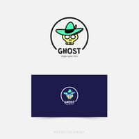 Logo Corporate GHOST enkel design vektor