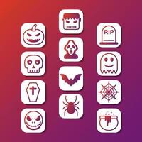 Halloween-Icon-Pack vektor