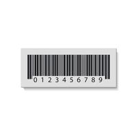 Barcode-Aufkleber. Vektor-Illustration vektor