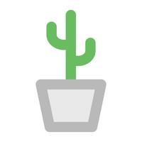 trädgårdsarbete kaktus koncept vektor