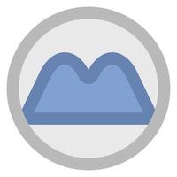 Hill-Mountain-Konzepte vektor