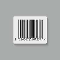 Barcode-Aufkleber. Vektor-Illustration vektor