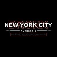 New York City Denim Streetwear T-Shirt und Kleidung vektor