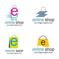 Online-Shop-Set vektor