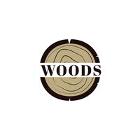 Holzstumpf-Logo vektor