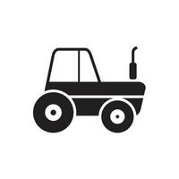 Traktorsymbol Symbol flache Vektorillustration für Grafik- und Webdesign.