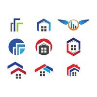 Logo-Design für Immobilien vektor