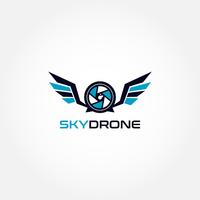 Sky Drone-Logo vektor