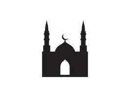 moské vektor design med islam tema