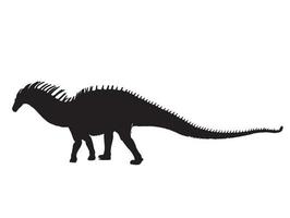 Amargasaurus-Dinosaurier-Monster-Dinosaurier isoliert vektor
