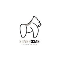 silverback gorilla logo symbol icon