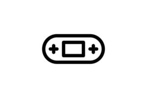 Gamepad-Symbol elektronischer Linienstil kostenlos vektor