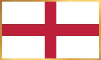 England flagga, vektor illustration