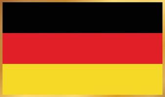 tyska flaggan, vektor illustration