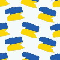 sömlös ukrainska flaggan mönster vektor