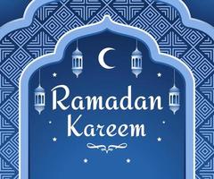 islamischer Hintergrund des Ramadan Kareem vektor