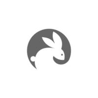 kanin logotyp ikon design vektor mall