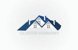 Haus- und Immobilien-Symbol-Logo vektor
