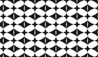 nahtloses Muster. Stern- und Dreiecksmotiv in Schwarz und Weiß. minimalistisches einfaches Musterdesign. kann für Poster, Broschüren, Postkarten und andere Druckanforderungen verwendet werden. Vektor-Illustration vektor