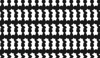Nahtloses Muster aus Kreisen und Wellenlinien. Musterdesign im modernen Stil. Schwarz-Weiß-Muster. kann für Poster, Broschüren, Postkarten und andere Druckanforderungen verwendet werden. Vektor-Illustration vektor