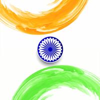 Happy Republic Day indische Flagge vektor