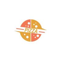 pizza ikon logotyp design vektor mall