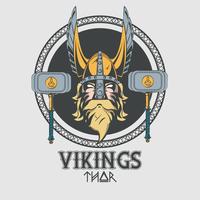 Vikingar krigare vektor