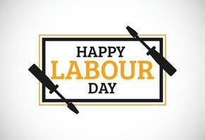 glad labor day 2022 vektor. 1 maj internationella arbetsdagen. arbetarens dag vektorkonst vektor