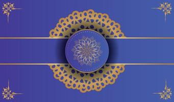 luxus-mandala-hintergrund mit goldenem arabeskenmuster im arabischen islamischen oststil. dekoratives mandala für druck, poster, cover, broschüre, flyer, banner