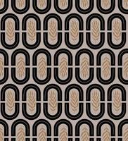 Vektornahtloses Muster mit modernem Bogen, Palmblättern, Pflanzen, abstrakten Formen und Formen. böhmische ästhetische abstrakte illustration vektor