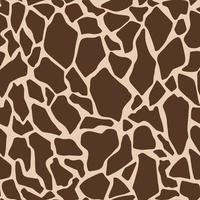 Vektor-Giraffen-Print nahtloses Muster. trendige farbillustration für tapeten, stoffe, textilien, hintergrund vektor