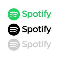 Spotify-Symbol, Spotify-Logo, Spotify-Symbol-Logo-Set vektor