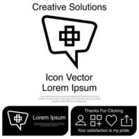 Sprechen Sie über Medizin-Icon-Vektor eps 10 vektor