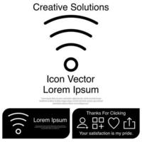 WLAN-Icon-Vektor eps 10 vektor