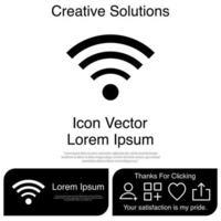 WLAN-Icon-Vektor eps 10 vektor