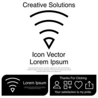 WLAN-Icon-Vektor eps 10 vektor