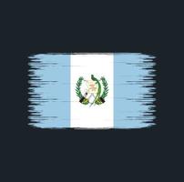 guatemala flag pinselstriche. Nationalflagge vektor