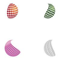 3D digital globe logotyp design. ikon vektor illustration. denna logotyp är lämplig för globala företagsteknologier och media- och reklambyråer