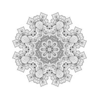 vacker mandala vektor för design